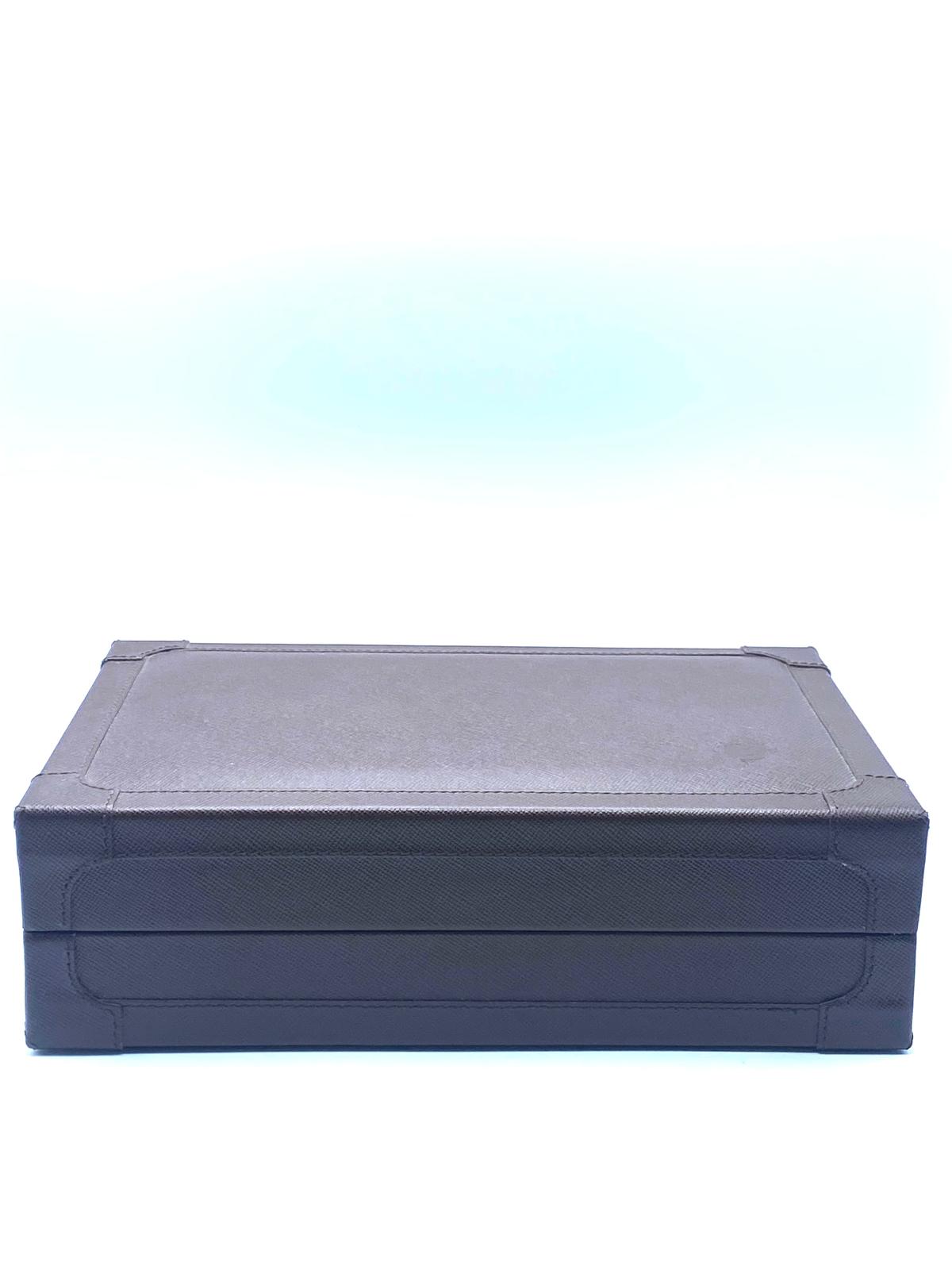 Humidor per sigari in pelle Humidor Cartujano pelle saffiano - immagine 1