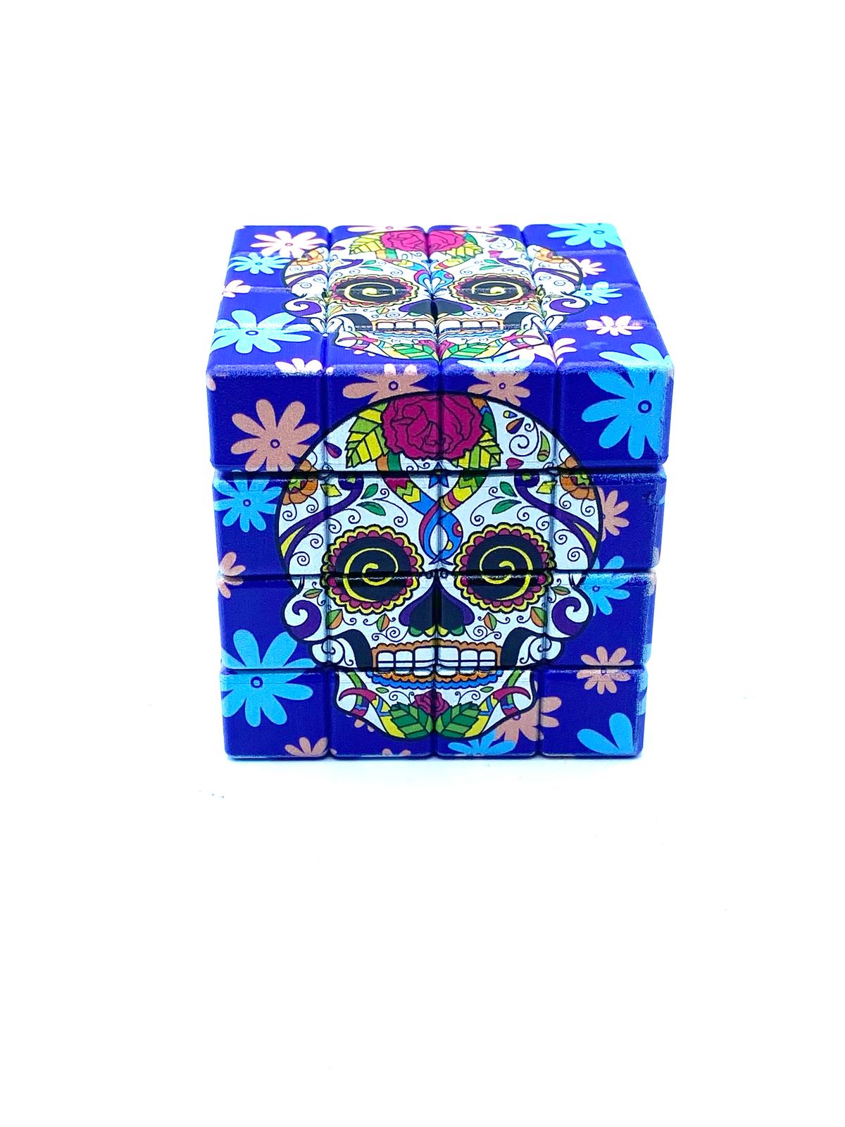 Grinder cubo di Rubik skull Grinder cubo di Rubik skull