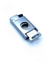 Accendino con tagliasigari argento